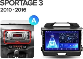 Teyes 9'' X1 4G 2+32G для Kia Sportage 3 SL 2010-2016 A