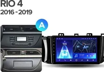 Teyes 9'' X1 4G 2+32G для Kia Rio 4 2016-2019 A