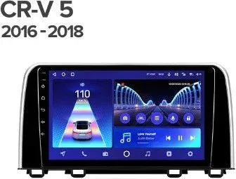 Teyes 9'' X1 4G 2+32G для Honda CRV CR-V 5 RT RW 2016-2018