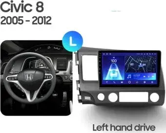 Teyes 10.2" CC2 PLUS FTJ 3+32G для Honda Civic 8 FK FN FD 2005-2012