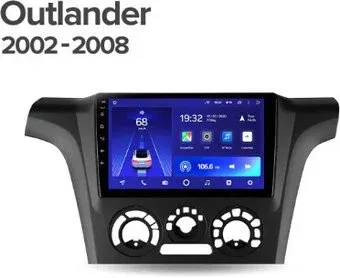 Teyes 9'' X1 4G 2+32G для Mitsubishi Outlander 1 2002 - 2008