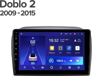 Teyes 9'' X1 4G 2+32G для Fiat Doblo 2 II 263 2009-2015