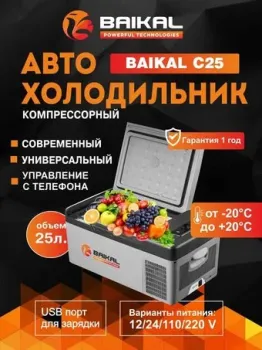 BAIKAL С25 25л (серый)