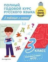 Полный годовой курс русского языка в таблицах и схемах. 3 класс - Владимир Прокофьев - 2023 год