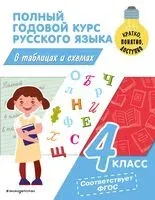 Полный годовой курс русского языка в таблицах и схемах. 4 класс - Владимир Прокофьев - 2023 год
