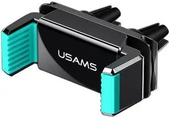 Usams Dual Air Vent Car Holder US-ZJ045 (черный/зеленый)