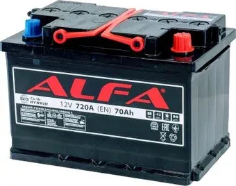 ALFA Hybrid 70 R+ (70 А·ч)