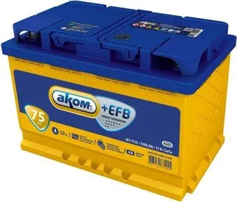 AKOM +EFB 75 (75 А·ч)