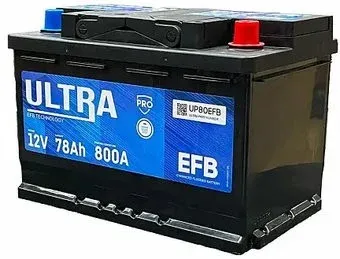 Ultra PRO EFB R+ (78 А·ч)