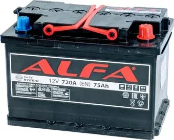 ALFA Hybrid 75 R (75 А·ч)