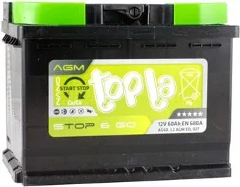 Topla TOP AGM Stop&Go TAG60 (60 А·ч)