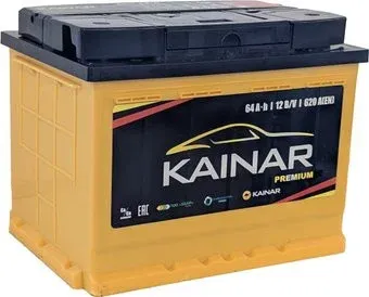 Kainar Premium R+ (64 А·ч)