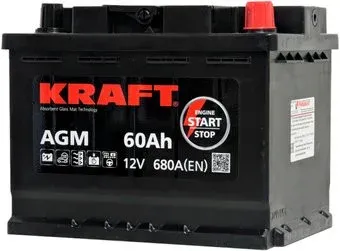 KRAFT AGM R+ (60 А·ч)