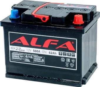 ALFA Hybrid 62 R (62 А·ч)