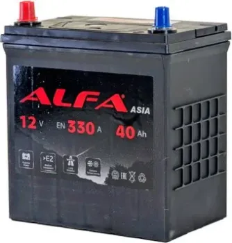 ALFA Asia JL+ тонкие клеммы (40 А·ч)