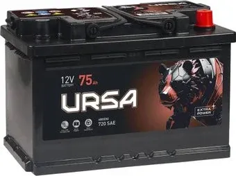 Ursa Extra Power 6СТ R+ (75 А·ч)