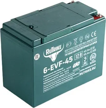 Rutrike 6-EVF-45 (55 А·ч)
