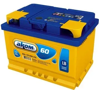 AKOM 6СТ-60VL LB R+ (60 А·ч)