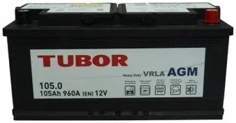 Tubor AGM R+ (105 А·ч)