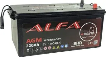 ALFA (3) евро L+ (220 А·ч)