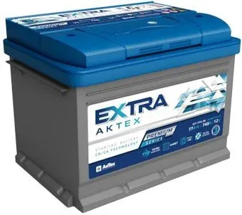 АкТех Extra Premium L+ (77 А·ч)