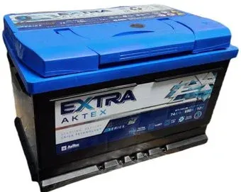 АкТех Extra Premium R+ низ (74 А·ч)