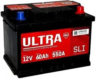 Ultra PRO R+ низкий (60 А·ч)