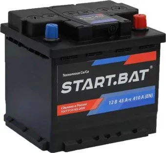 Стартбат 12V45 R+ евро (45 А·ч)