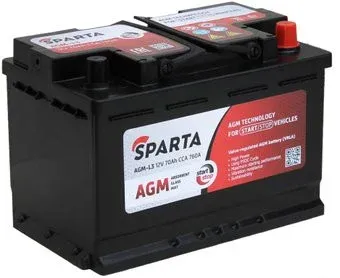 Sparta AGM-L3 12V (70 А·ч)