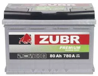 Zubr Premium R+ (80 А·ч)