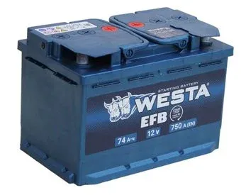 Westa EFB 6СТ-74 VLR Euro низкий (74 А·ч)
