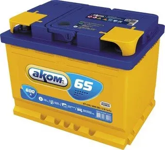 AKOM 6СТ-65VL R+ (65 А·ч)