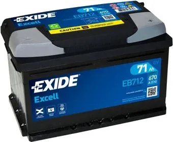 Exide Excell EB712 (71 А/ч)