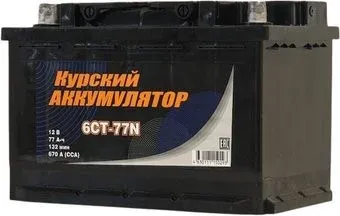 Курский Аккумулятор 6СТ-77N L+ (77 А·ч)