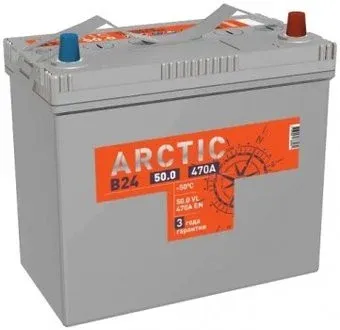 Tubor Arctic Asia R+ (50 А·ч)