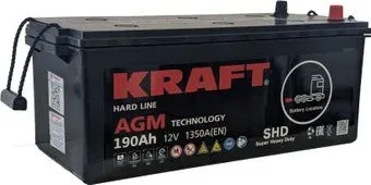 KRAFT AGM (3) евро L+ (190 А·ч)
