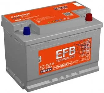 Tubor EFB L+ (75 А·ч)