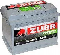Zubr Premium New R+ (65 А·ч)