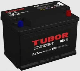 Tubor Standart R+ (75 А·ч)