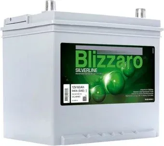 Blizzaro Silverline JIS L+ (60 А·ч)