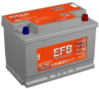 Titan EFB R+ (75 А·ч)