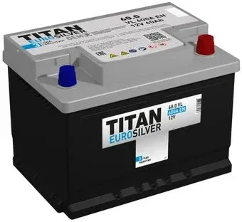 Titan EuroSilver R+ низ (60 А·ч)