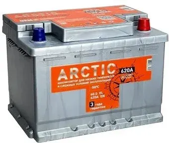 Tubor Arctic R+ (60 А·ч)