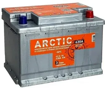 Tubor Arctic R+ (62 А·ч)