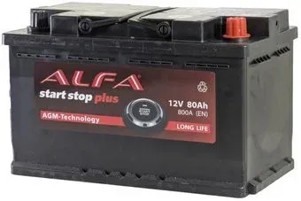 ALFA AGM R+ (80 А·ч)