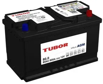 Tubor AGM R+ (80 А·ч)
