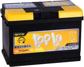 Topla EFB Stop&Go JIS R+ 112270 (70 А/ч)