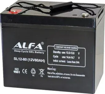 ALFA 12V-80Ah(C20) L+ (80 А·ч)