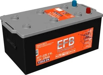 Tubor EFB L+ (225 А·ч)