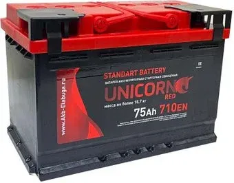 Unicorn Red 6СТ-75 о.п. (75 А·ч)
